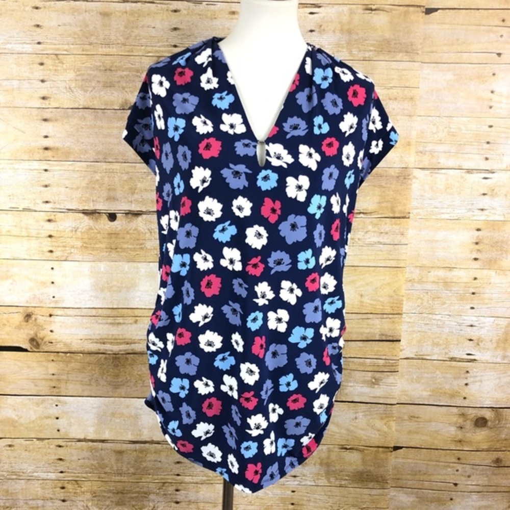 Ann Klein Floral Blouse Size 1X
